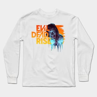 Evil Dead Rise Movie 2023 graphic design by ironpalette Long Sleeve T-Shirt